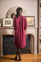 Chemisier En Laine Ample Pour Femme - Boléro à Manches Longues, épaules Tombantes, Couleur Unie - Style Y2K Décontracté - 10